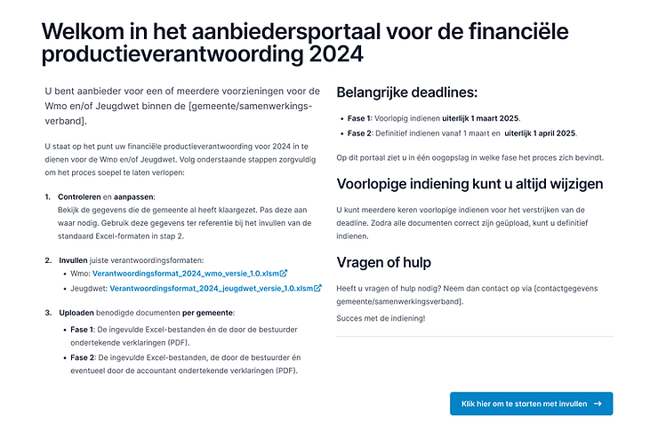 Productieverantwoording verantwoord anders binnen de Jeugdwet en Wmo!